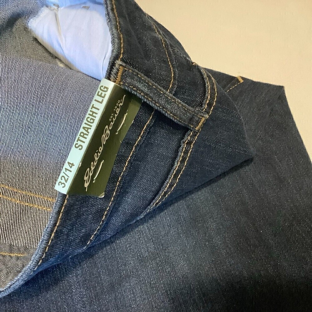 Women's Eddie Bauer Straight Leg Denim Jeans w/Tags Size 14 14/32 - Picture 7 of 7